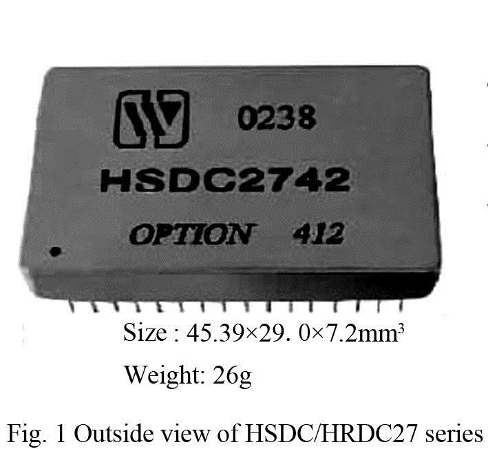 Resolver naar digitale converters (HSDC/HRDC27-serie)