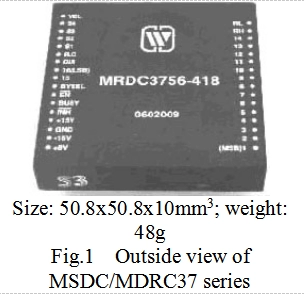 Resolver naar digitale converters (MSDC/MRDC37-serie)