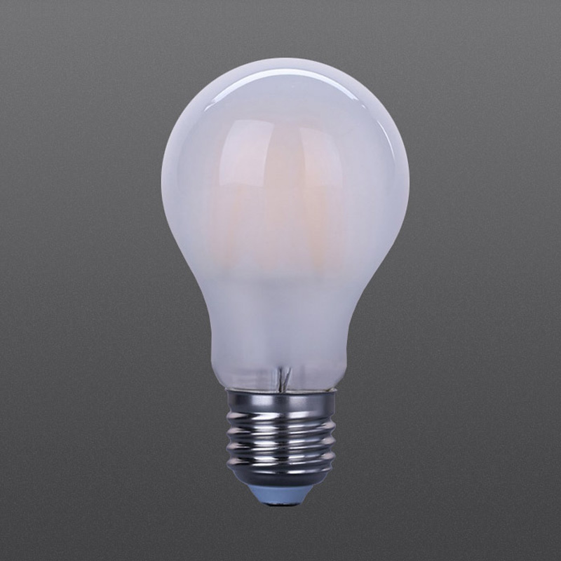 LED filament frosted bulb A60