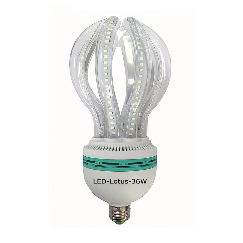 E27 Witte LED Maïslampen Lotus 36W