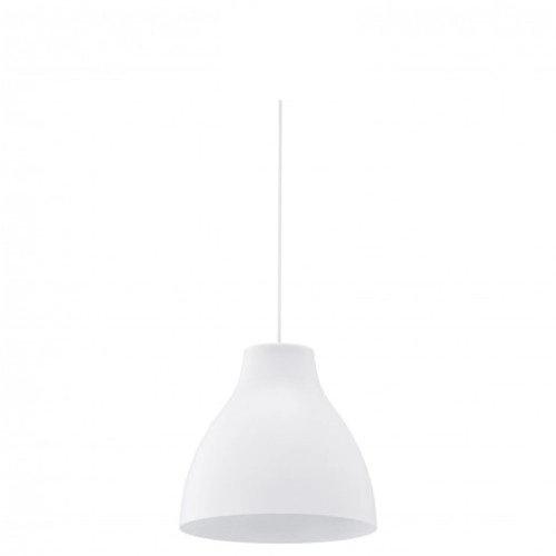 Moderne wit metalen kap kegel hanglamp