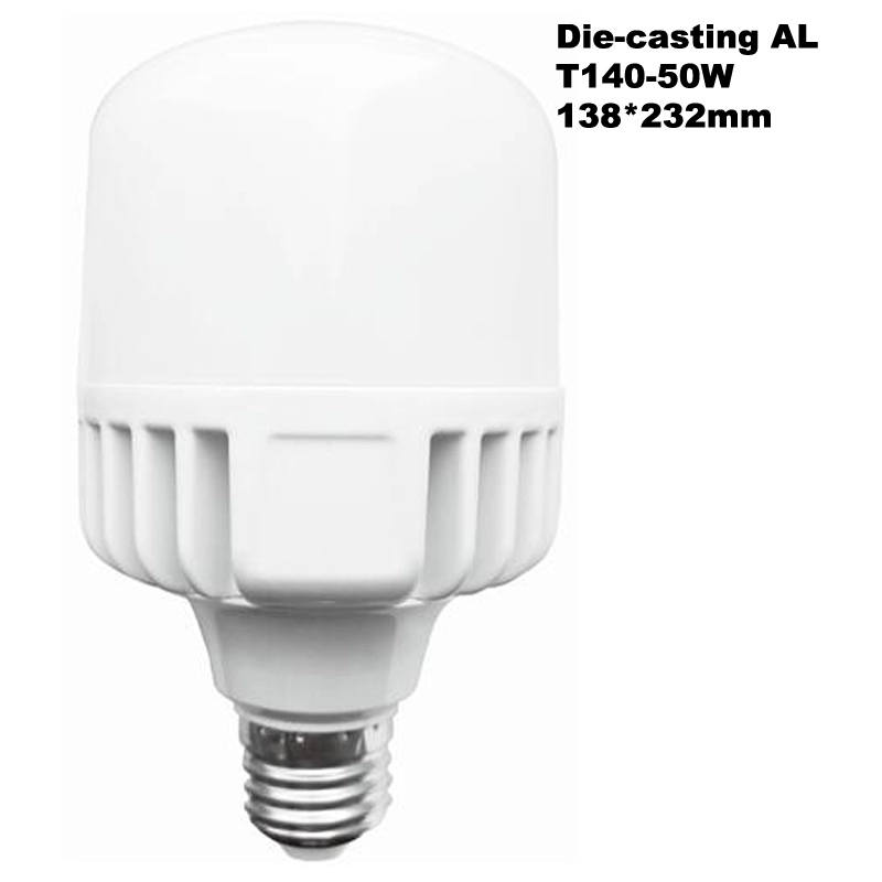 Gegoten aluminium 50W LED T-lamp