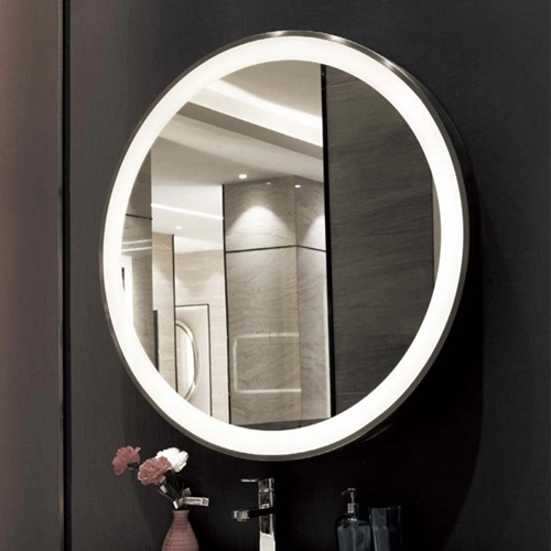 Hotel moderne ronde badkamer LED-spiegel