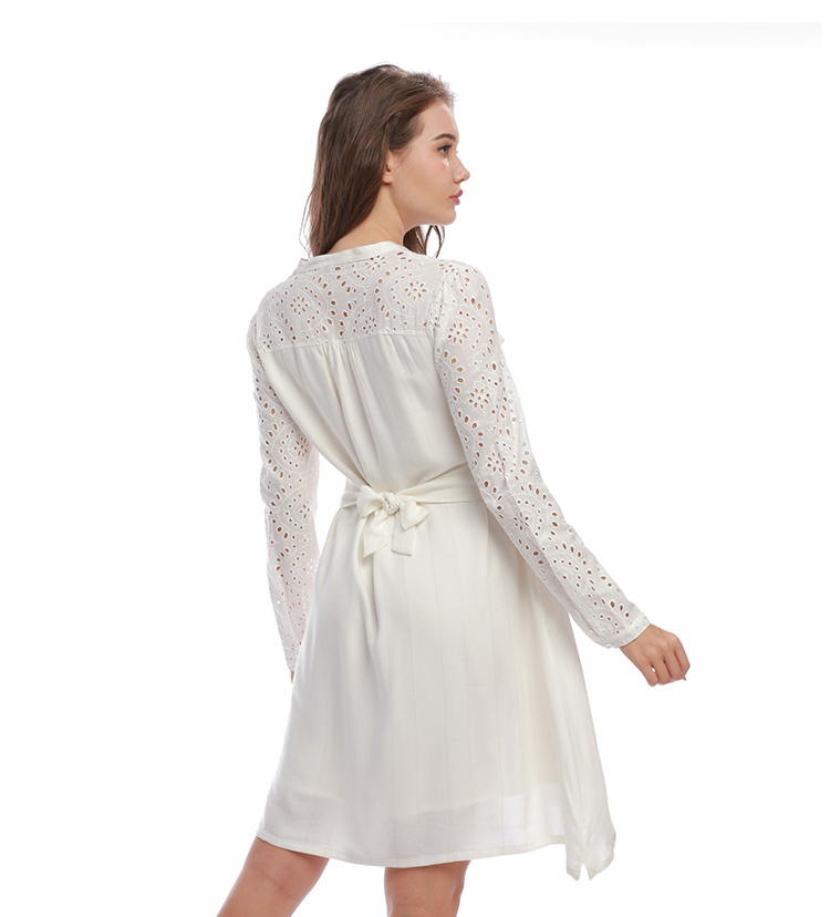 women's retro white dress