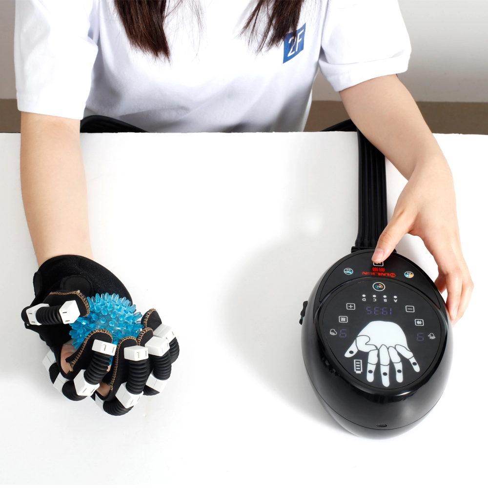 Draagbare handoefening massage-apparatuur palm massager herstelapparaat voor patiënten met een beroerte;