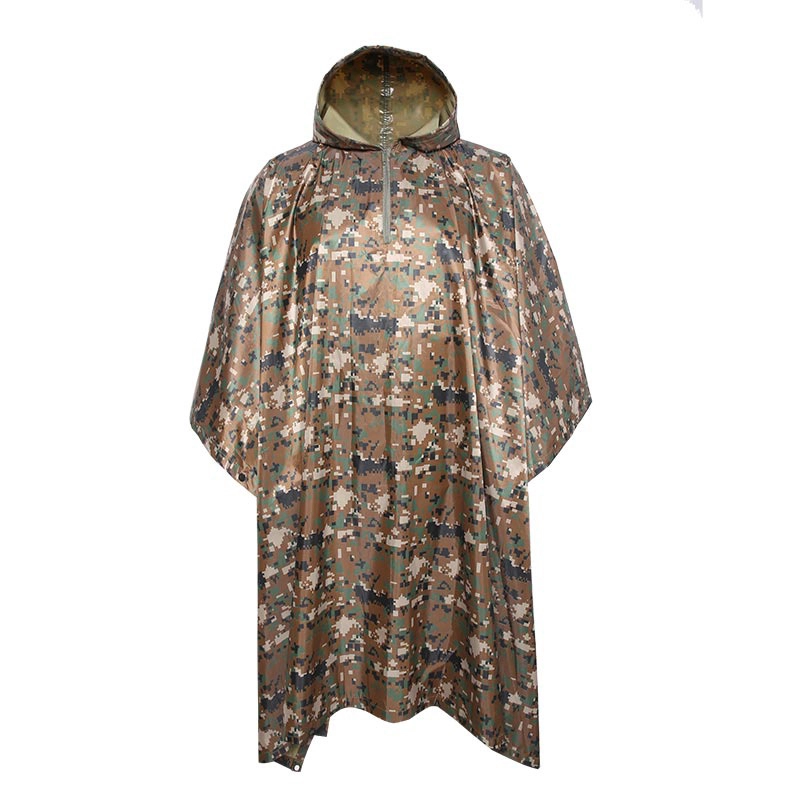 Digitale camouflage militaire tactische poncho