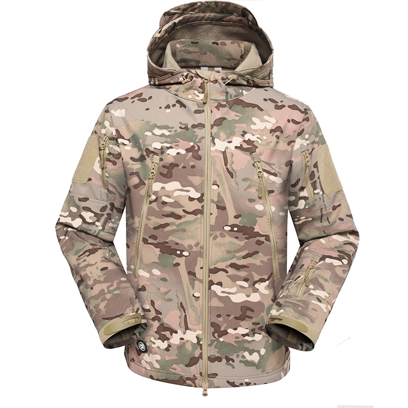 Multicamouflage militaire winterfleece jas
