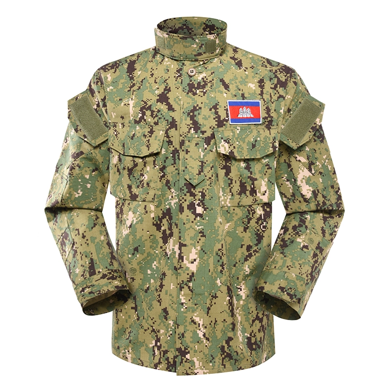Militair digitaal boscamouflage-uniform