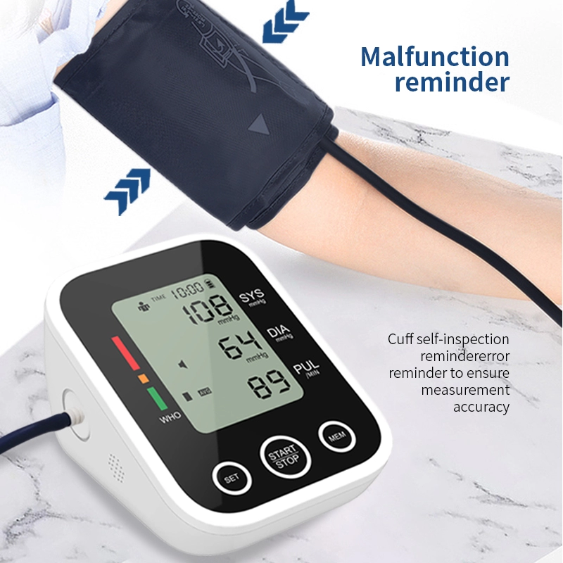 Nieuwe bloeddrukmeter Digitale monitor Bloeddrukmeter