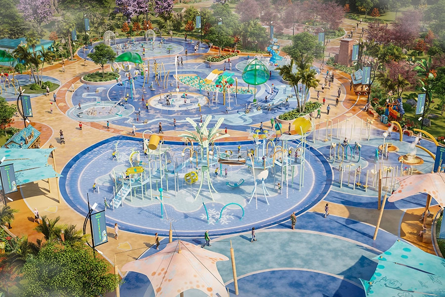 Splash Pad-speelgoed voor openbaar waterpark