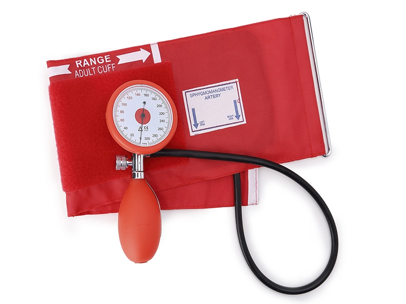 Handmatige aneroïde bloeddrukmeter met handpalm