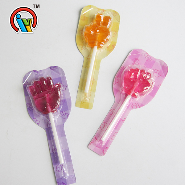 Steen-papier-schaar Lollipop Hard Candy