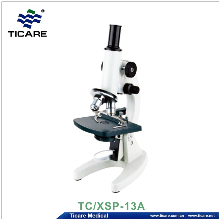 Biologie Lichtmicroscoop Monoculaire XSP-13A 100X 1000X voor Medisch Studentenlaboratorium