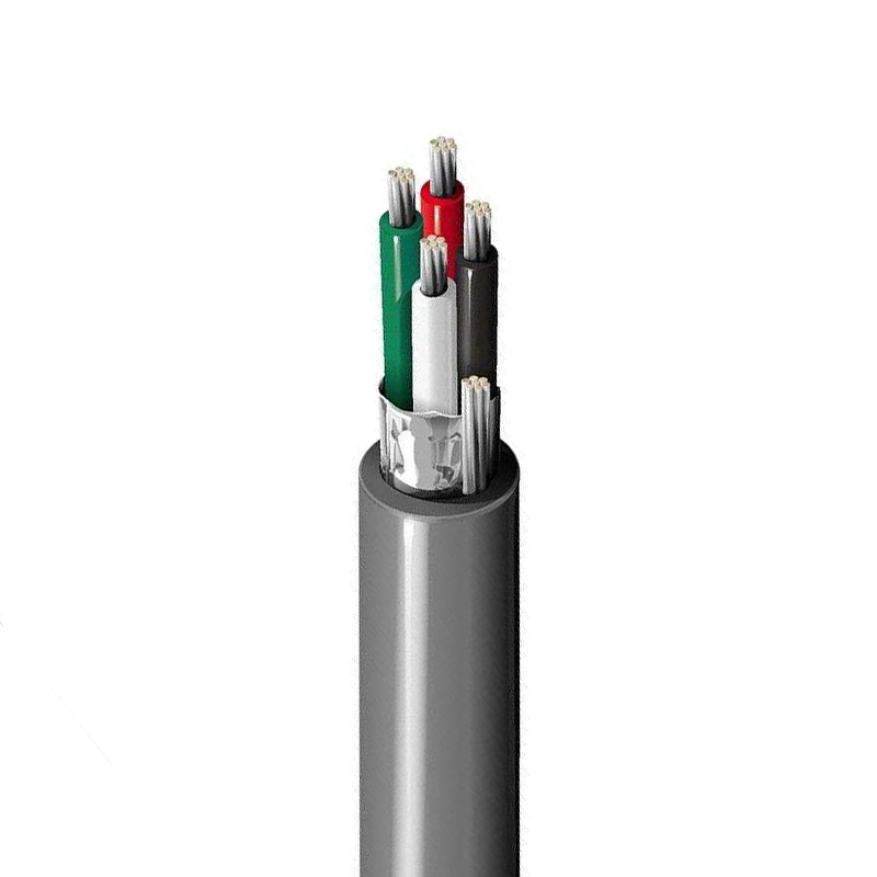 Fabrieks directe verkoop flexibele pur control spiraal opgerolde draad pur kabels voor lift;