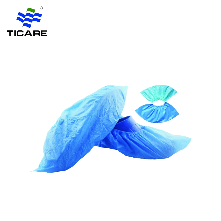Waterdichte blauwe plastic CPE polyethyleen wegwerp overschoenen
