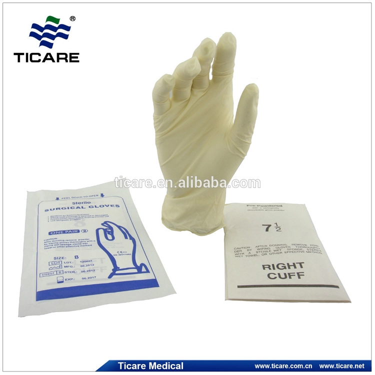 Onderzoek medische wegwerp latex chirurgische handschoenen