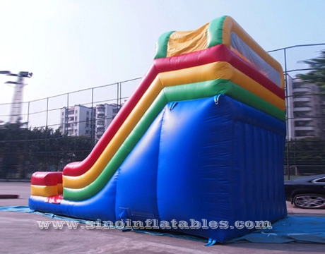 18 'High Double Lane Adrenaline opblaasbaar spel met glijbaan voor kinderen van Sino Inflatables