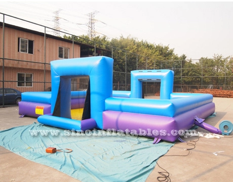 28x25 ft outdoor kids N volwassenen opblaasbare zeep voetbalveld voor interactieve games
