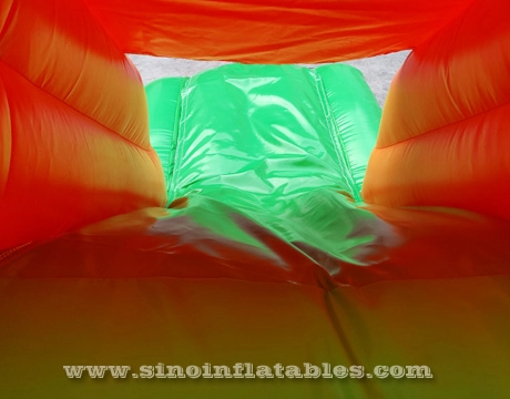Outdoor kids jungle aap opblaasbaar springkasteel met glijbaan N dak van Sino Inflatables
