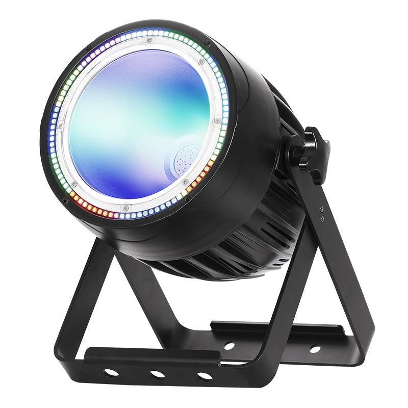 200W COB LED RGBWA Par-licht met LED RGB-ring