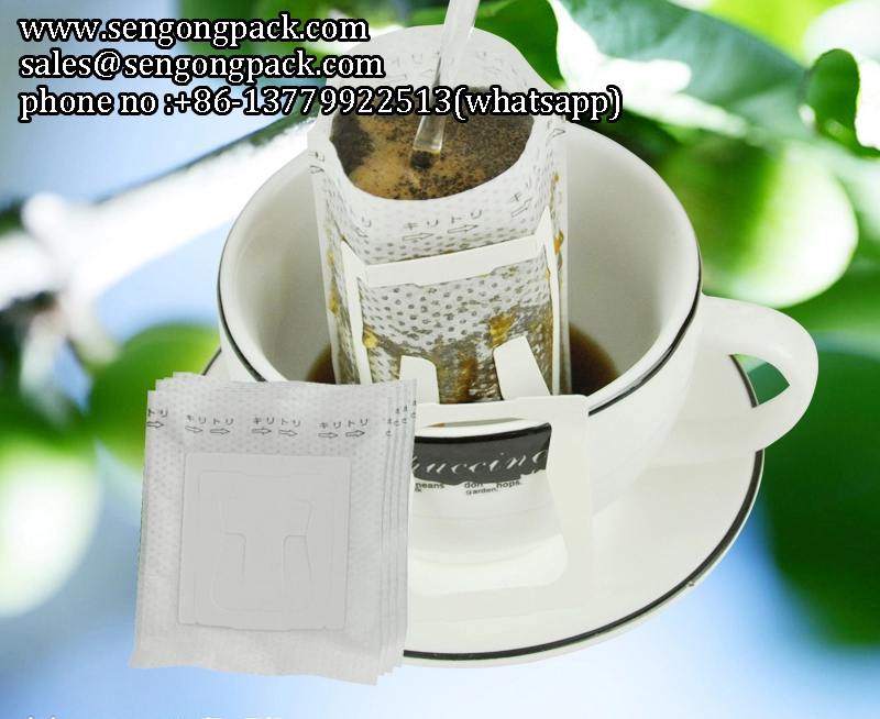 C19II Heat seal drip verpakkingsmachine voor versgemalen koffie
