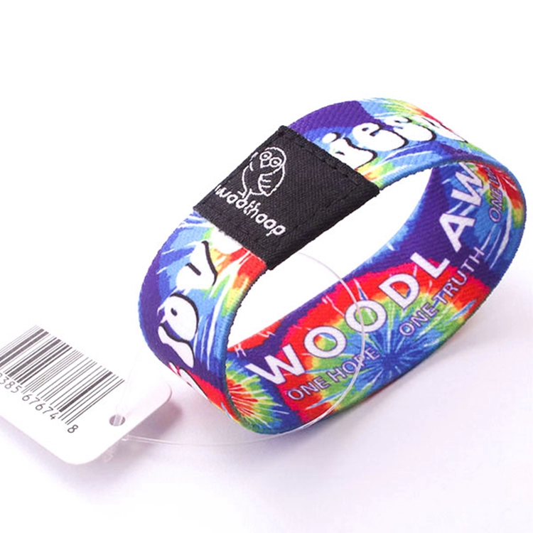 RFID polyester polsbandje armband voor gelijkmatig ticket