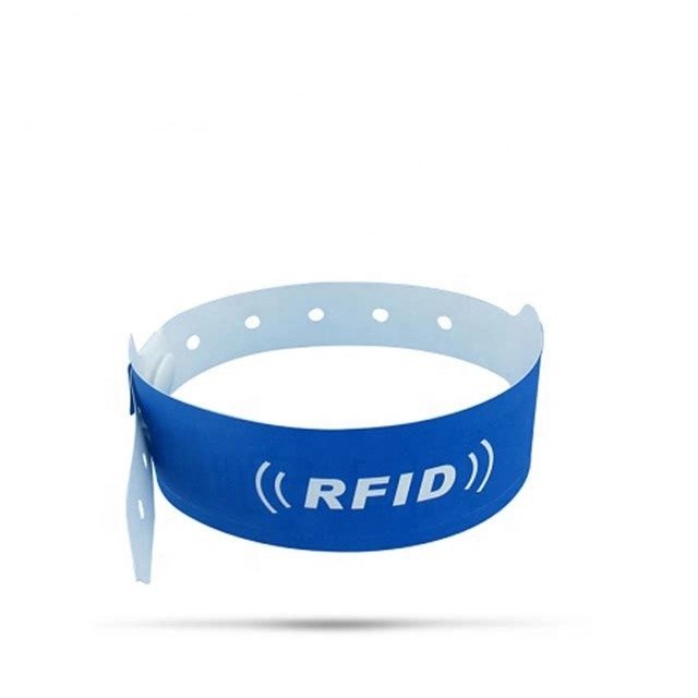 Wegwerp uhf H3 nfc PP-papier met RFID-polsband voor medische identificatie
