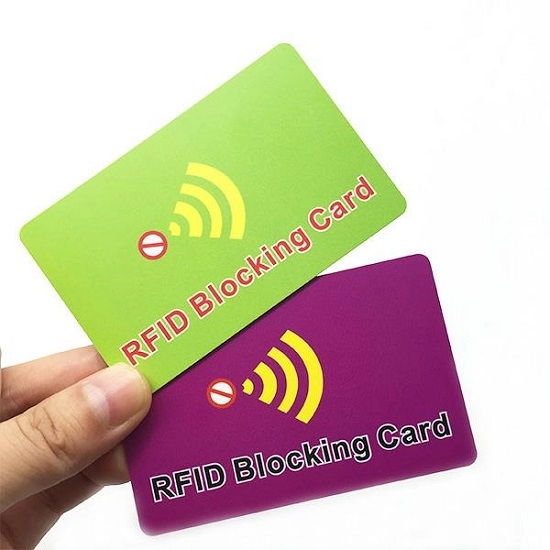 RFID-blokkeerkaart voor bescherming van bankkaarten