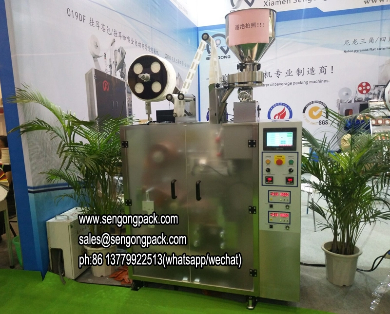 C19D Automatische filterkoffiepakketten voor commerciële machines