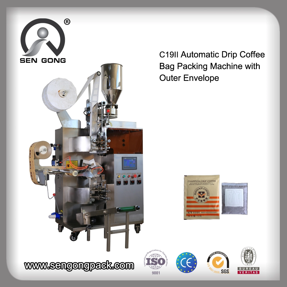 C19II Heatseal koffiezetapparaat voor pakjeskoffie