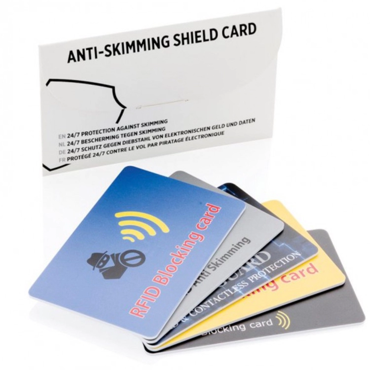 Signaal RFID-blokkeerkaart anti-skimming rfid creditcardbeschermer blocker