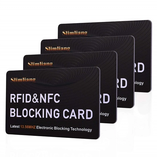 RFID-blokkeerkaart voor bescherming van bankkaarten