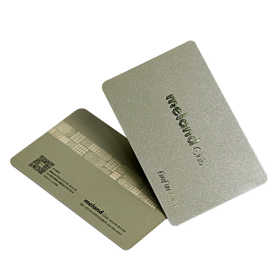 Zeefdruk goudpoeder 13,56 MHz FM1108 RFID-kaarten met goudfolie