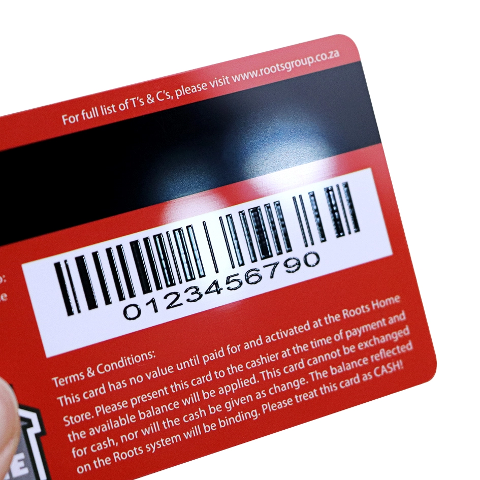 ISO-standaard RFID contactloze Mifare-kaart met streepjescode