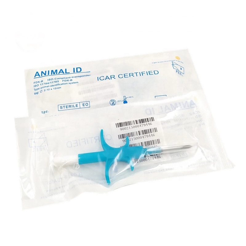 2x12MM injecteerbare EM4305 glazen RFID-microchip-tag voor dieren