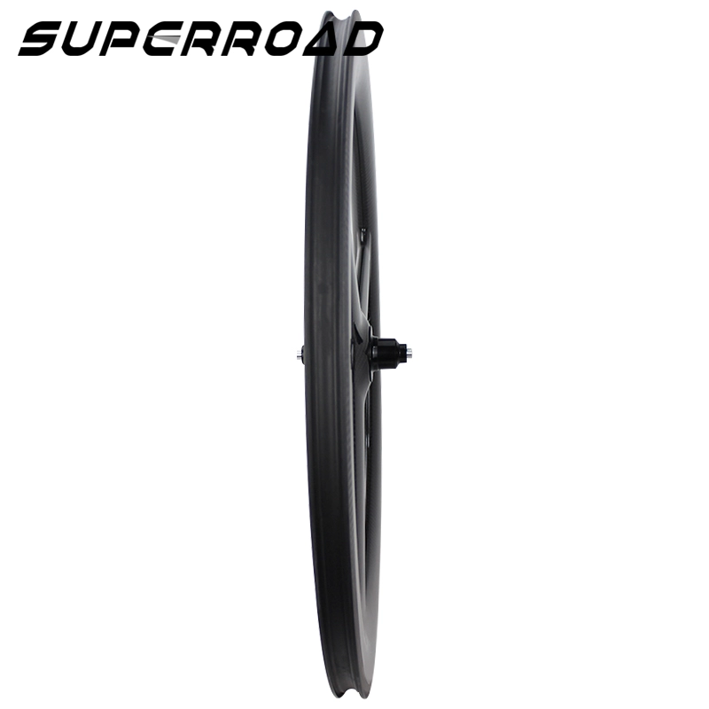 Superroad 3 driespaaks carbon tubular track tubeless fixiewielen