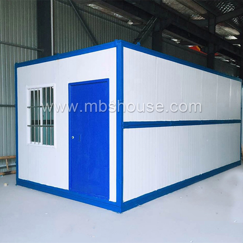 Fabriek directe verkoop Eenvoudig te installeren 20ft opvouwbaar containerhuis