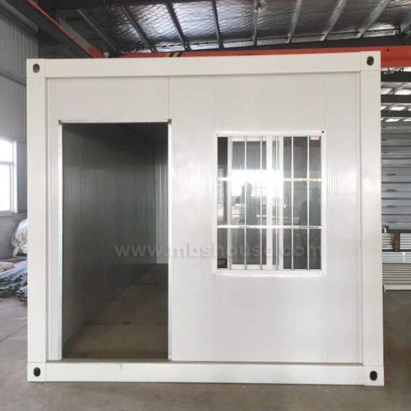 Stalen structuur modulair sandwichpaneel draagbaar plat pakket containerhuis