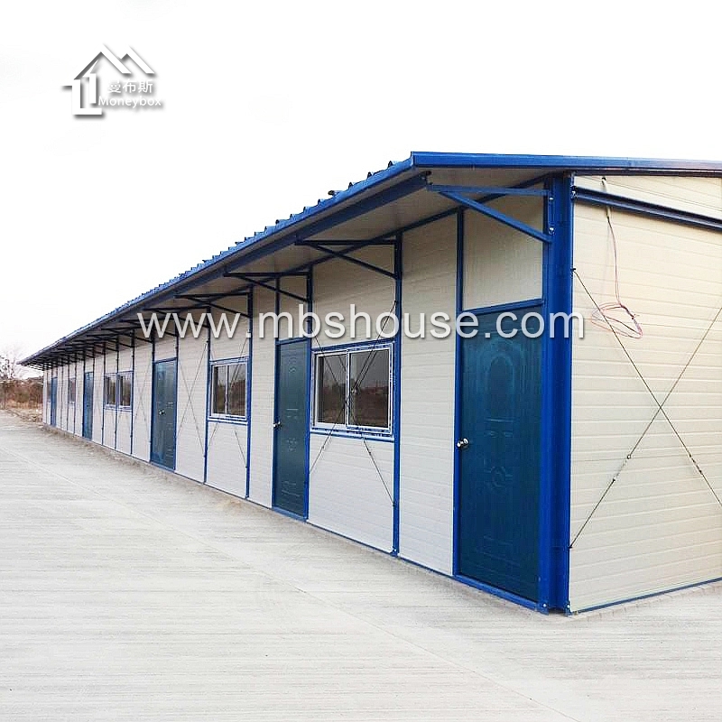 Prefab huis met stalen structuur voor arbeidshuis / slaapzaal / toevluchtsoord