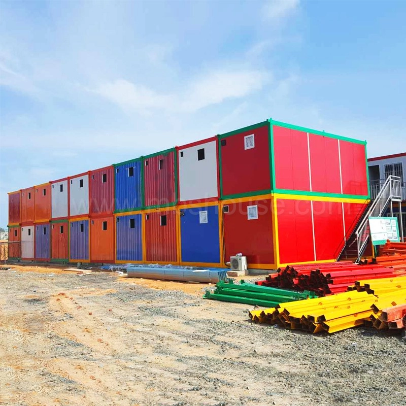 Aangepast prefab afneembaar containerhuis voor werkkamp