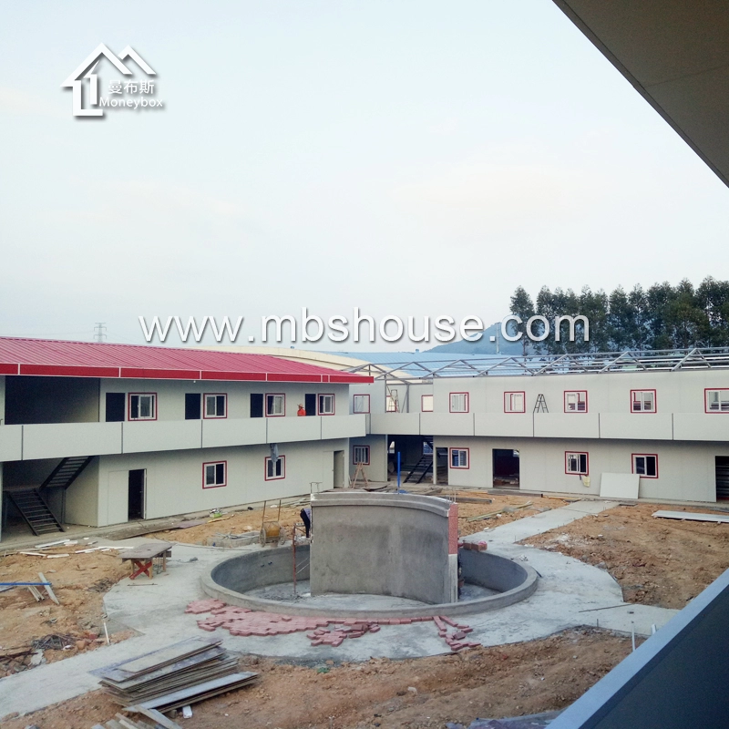 China vervaardigde kant-en-klare huizen Modern stalen frame geprefabriceerd huisontwerp