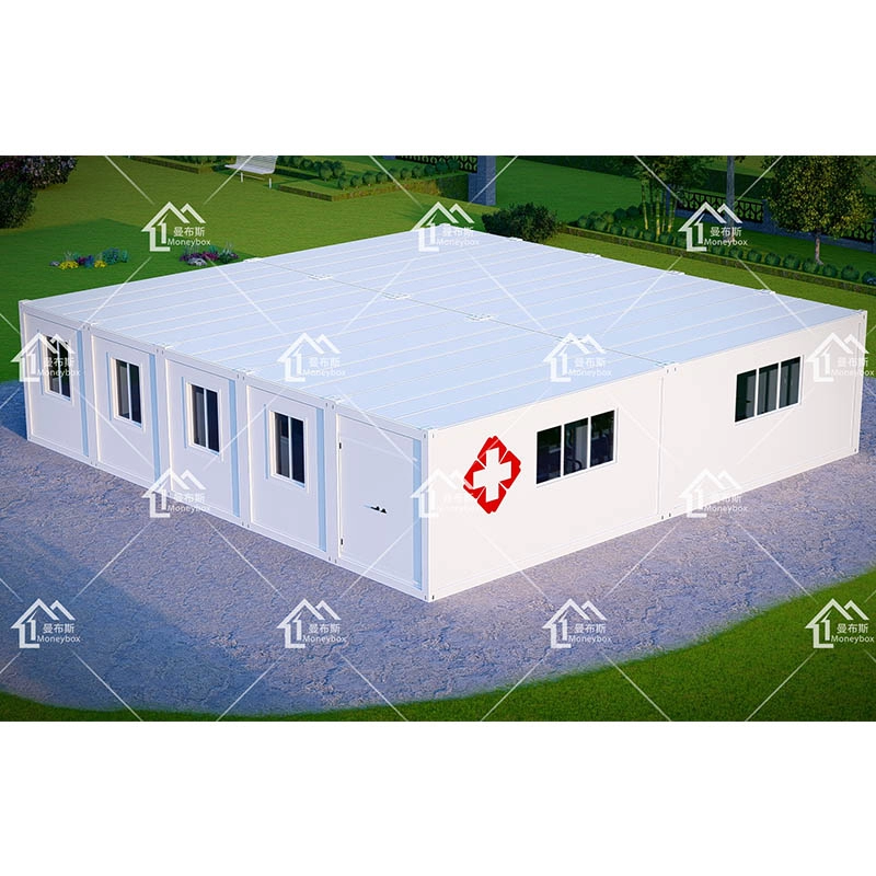 2020 Eenvoudige montage Flexibele verplaatsing Containerwinkels Flat Pack Container Clinic House