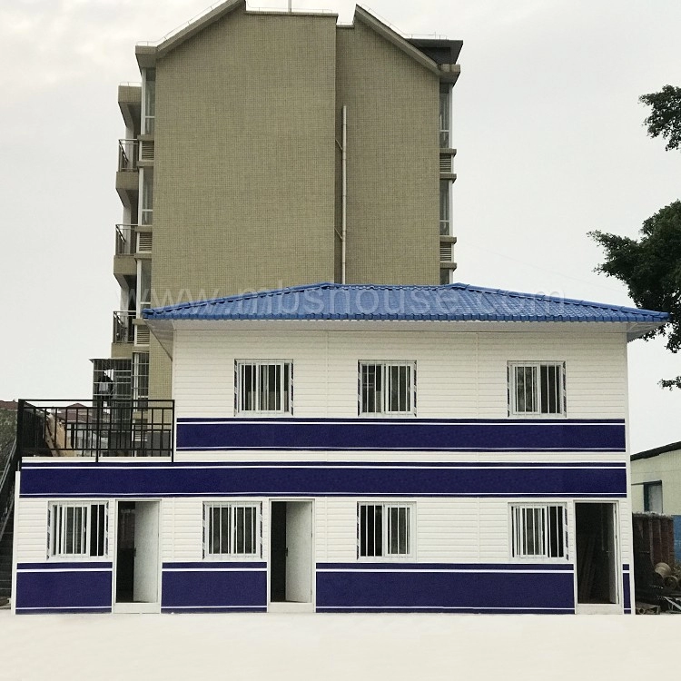 Geprefabriceerd containerwachthuis van twee verdiepingen