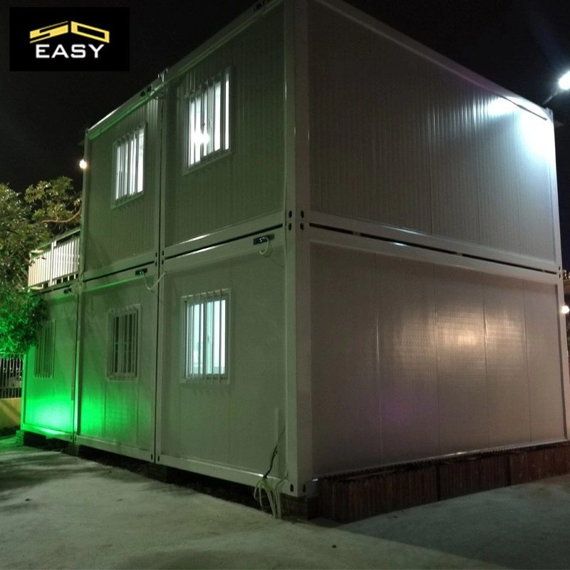 Luxe flat-pack containerhuis met twee verdiepingen voor thuis en op kantoor