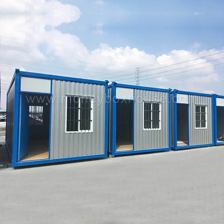 Stalen frame prefab containerhuis Geprefabriceerde containerwoningen om te wonen