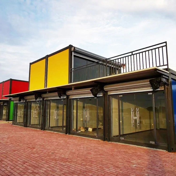 Nieuw ontwerp Europese moderne gemodificeerde flat-pack container geprefabriceerde huizen