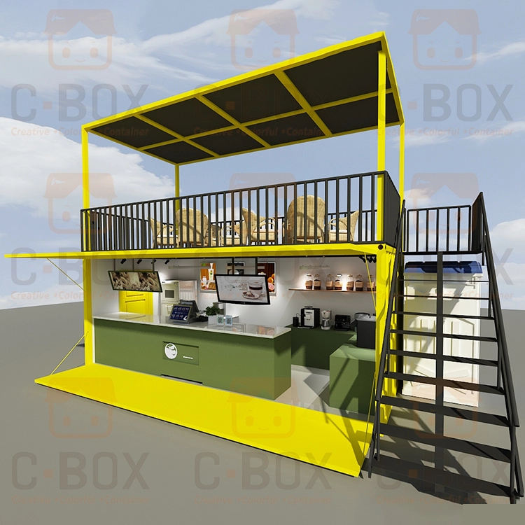 flatpack containerhuis / fastfoodcontainers mobiele voedselwinkel