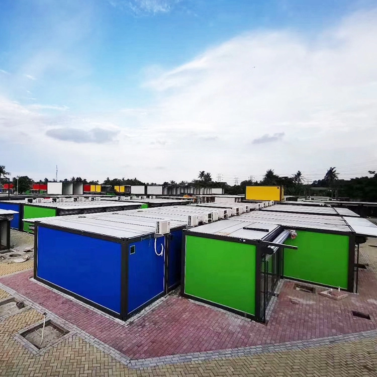 Nieuw ontwerp Europese moderne gemodificeerde flat-pack container geprefabriceerde huizen