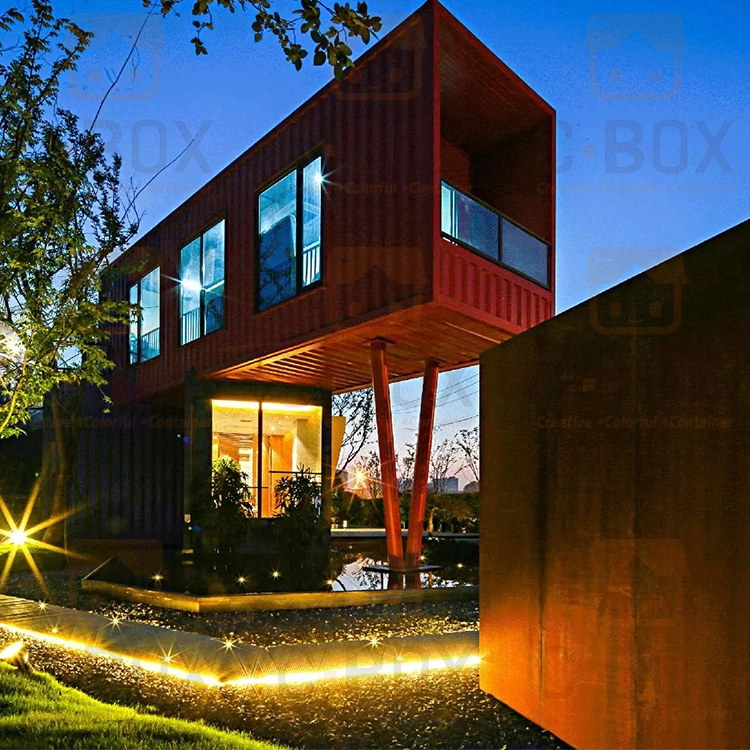China Prefab House flat pack containerhuis wonen 20 voet kantoorcontainer