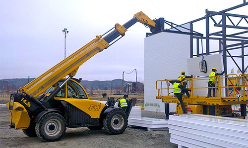 PIR-wandsandwichpanelen voor installatie op locatie